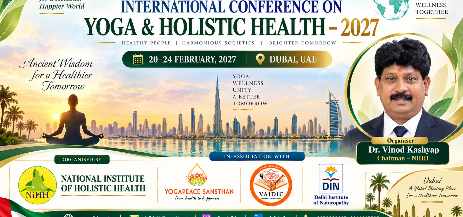International Conference on Yoga & Holistic Health 2027 — Dubai